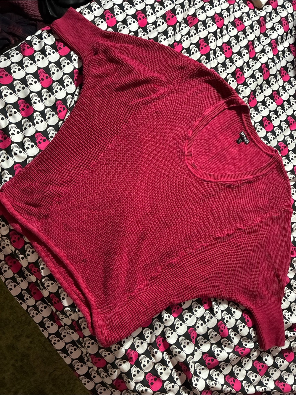 Express dark pink sweater